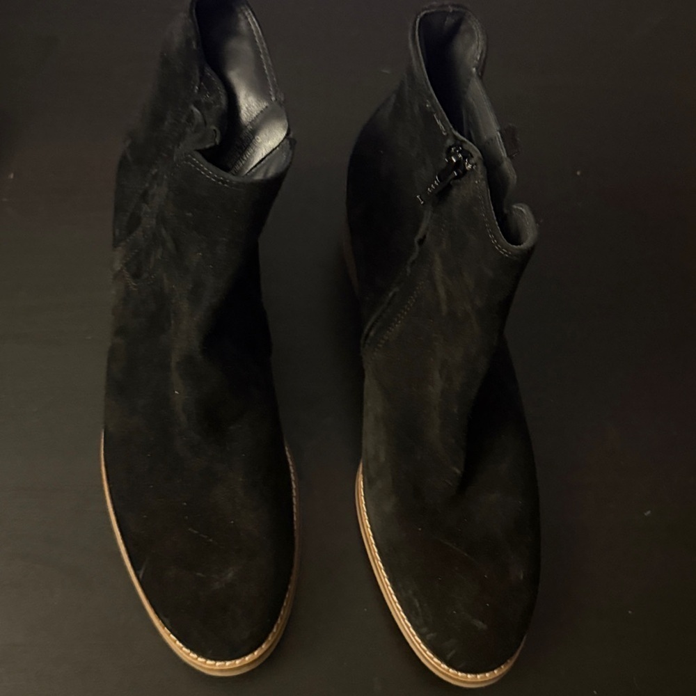 Paul Green Vienna Black Suede Chelsea Boots size 7.5 - Picture 2 of 3